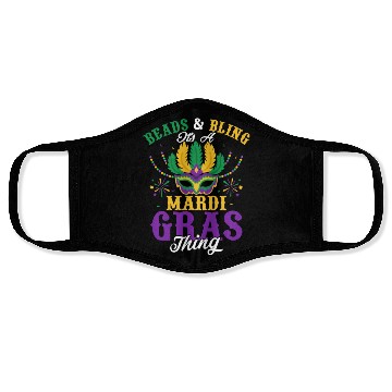 Discover Beads & Bling It's A Mardi Gras Thing Party Carniv Face Masks
