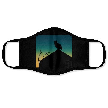 Discover Flaco the Owl on Water Tower - Birder Design Face Masks