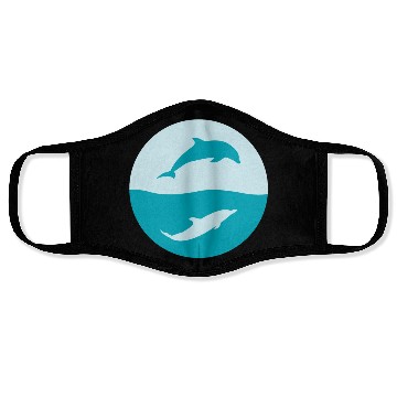 Discover Dolphin Lover Gift Idea Face Masks