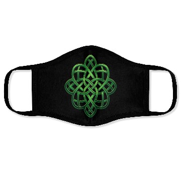 Discover St Patricks Day Celtic Knot Irish Scottish Symbol Face Masks