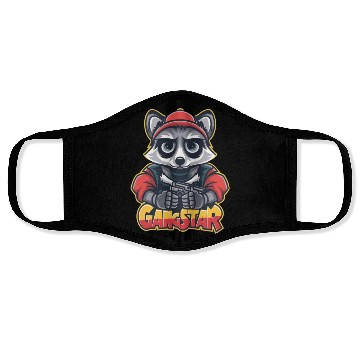 Discover gangstar raccoon Face Masks
