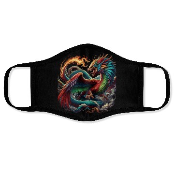 Discover Aether s Embrace The Phoenix Dragon Face Masks