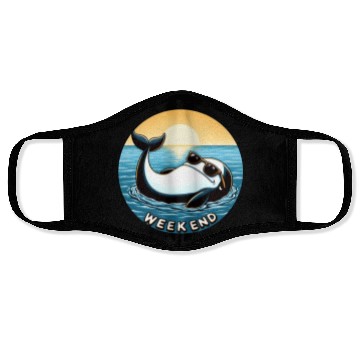 Discover Whale Weekend - Chilled Vibes Face Masks
