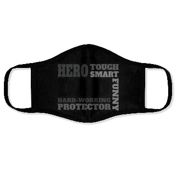 Discover Daddy job funny Quote Dad data-entry-clerk Face Masks