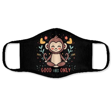 Discover Yoga Monkey Face Masks