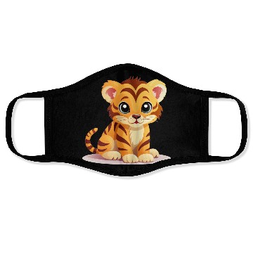 Discover Cute Tiger Cub Face Masks