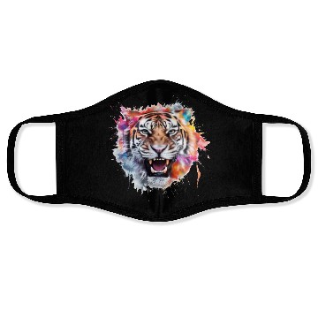 Discover Grafitti Tiger Face Masks