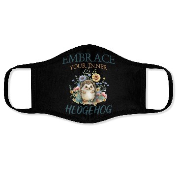 Discover Embrace your inner hedgehog Cute Hedgehog Animal Face Masks