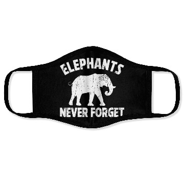 Discover Elephants Never Forget - Elephant Face Masks