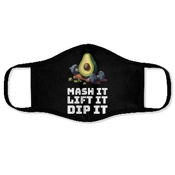 Discover Mash it, Lift it, Dip it Avocado Gym Face Masks