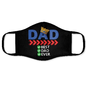Discover Best Dad Ever Face Masks