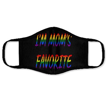 Discover Nice I'm Mom's Favorite.Family Gift Face Masks