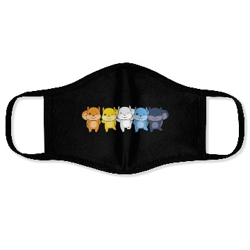 Discover Aroace Flag Pride Lgbtq Cute Squirrel Face Masks