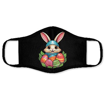 Discover Easter Bunny Rabbit Easter Day Egg Hunting Face Masks