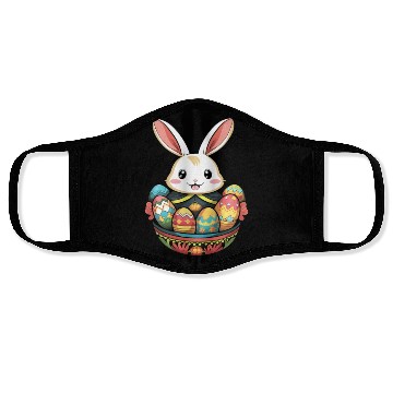 Discover Easter Bunny Rabbit Easter Day Egg Hunting Face Masks