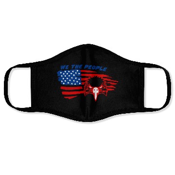 Discover American Flag Eagle Face Masks