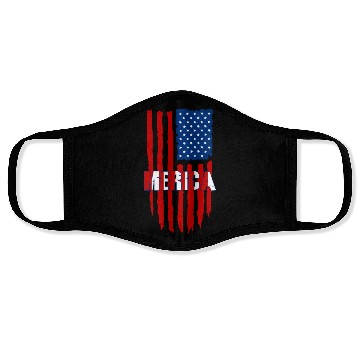 Discover American Flag Merica Face Masks