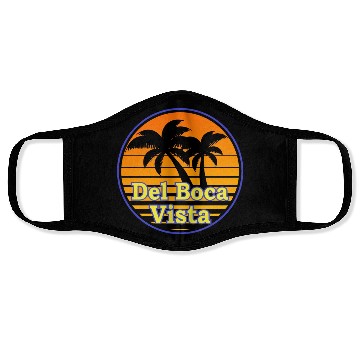 Discover Del Boca Vista Face Masks
