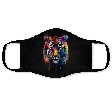 Discover Rainbow Tiger Face Masks