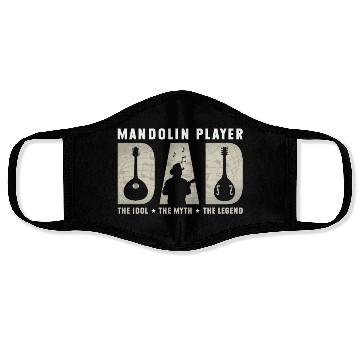 Discover Mandolin Player Dad The Idol The Bluegrass Music Face Masks
