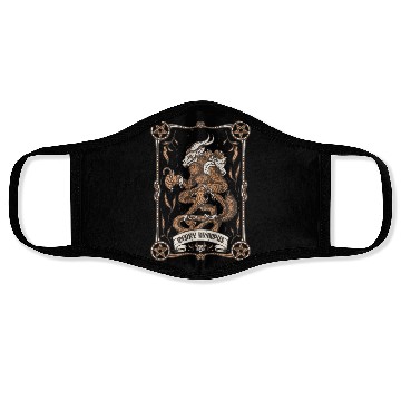 Discover Merry krampus Face Masks