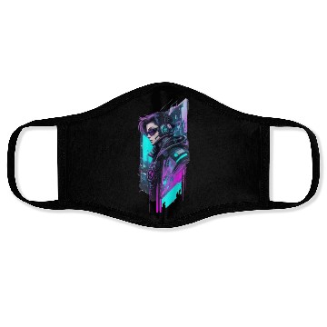 Discover sci fi character v10 Face Masks