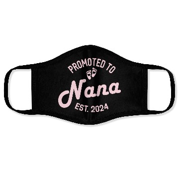 Discover Promoted to Nana Est 2024 Face Masks