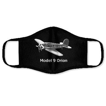 Discover Lockheed Model 9 Orion Passenger Aircraft Face Masks