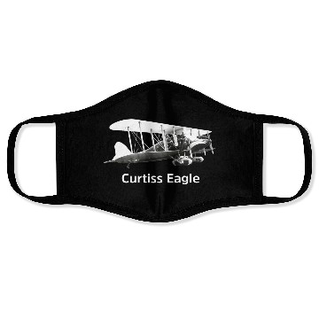 Discover Curtiss Eagle Aircraft model Face Masks