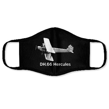 Discover DH66 Hercules Aircraft Face Masks