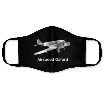 Discover Airspeed Oxford Training aircraft Face Masks