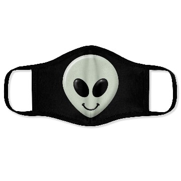 Discover Alien Happy Face Face Masks