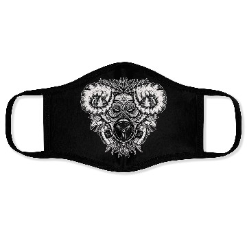 Discover Skull Goat Beast Artwork Face Masks