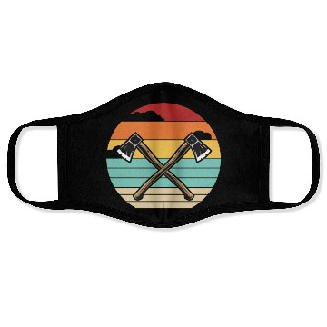 Discover Retro Axe Throwing Game Competition Professional Face Masks