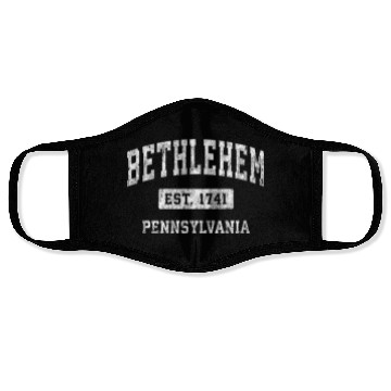 Discover Bethlehem Pennsylvania Pa Established Sports Face Masks