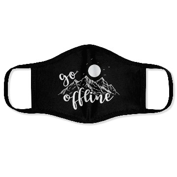 Discover Go Offline Hiking Nature Face Masks
