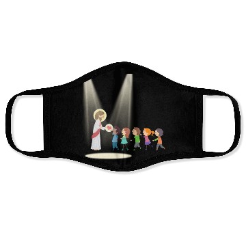 Discover sacred heart of jesus Face Masks