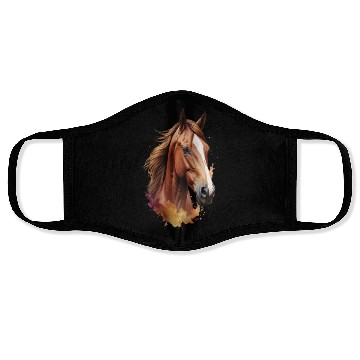 Discover Horse Photo realism body head Face Masks