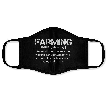 Discover Farming Definition Noun Gift Face Masks