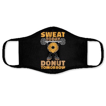 Discover Fitness Donut Donut Gym Face Masks