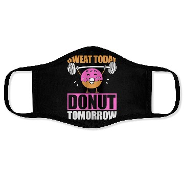 Discover Fitness Donut Donut Gym Face Masks