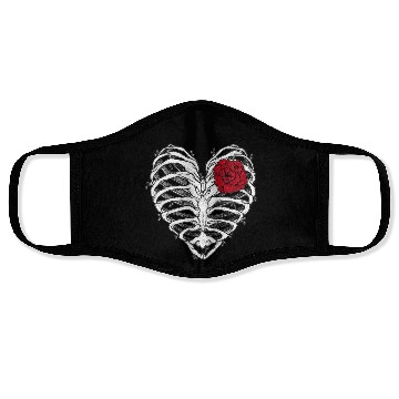 Discover Bone Heart Face Masks
