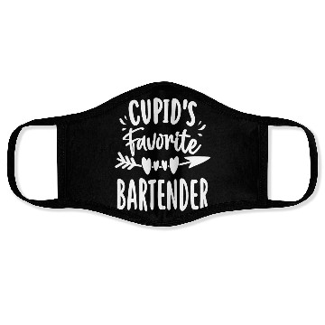 Discover Cupid's Favorite Bartender Valentines Day Matching Face Masks
