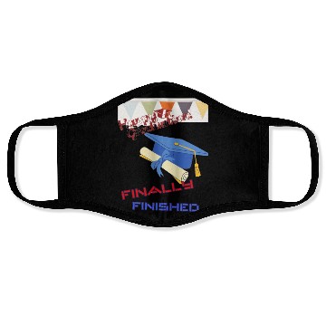 Discover Graduation Finished Face Masks