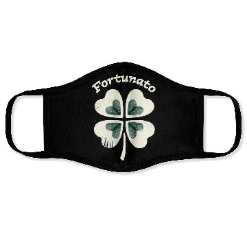 Discover Fortunato Emblem Distressed Four-Leaf Face Masks