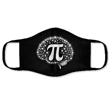 Discover Funny Pi Day 2024 3,14 Pi Number Symbol Math Face Masks