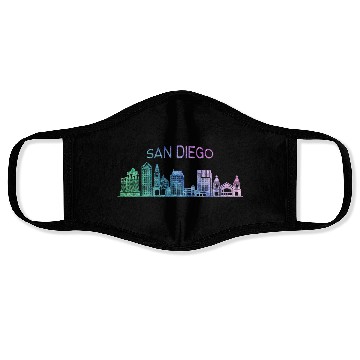 Discover San Diego Face Masks