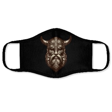 Discover Viking Warrior Engraving Art Face Masks