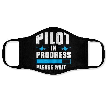 Discover Pilot Quote Flight Lover Aircraft Aviation Face Masks