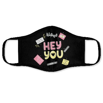 Discover " You Sweet Girls" Graphic Tees Stock Vector Face Masks